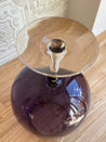 ワイングラス型のフラワーベース