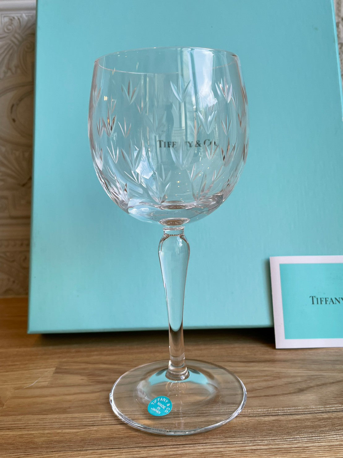 ティファニー　ペアワイングラス(箱付き)グラス/カップ